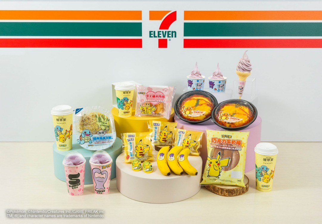 7-11帶來春季寶可夢食飲派對!「寶可夢的春日野餐計畫」系列食飲,根據商品屬性和色調,由不同的寶可夢活力躍上包裝