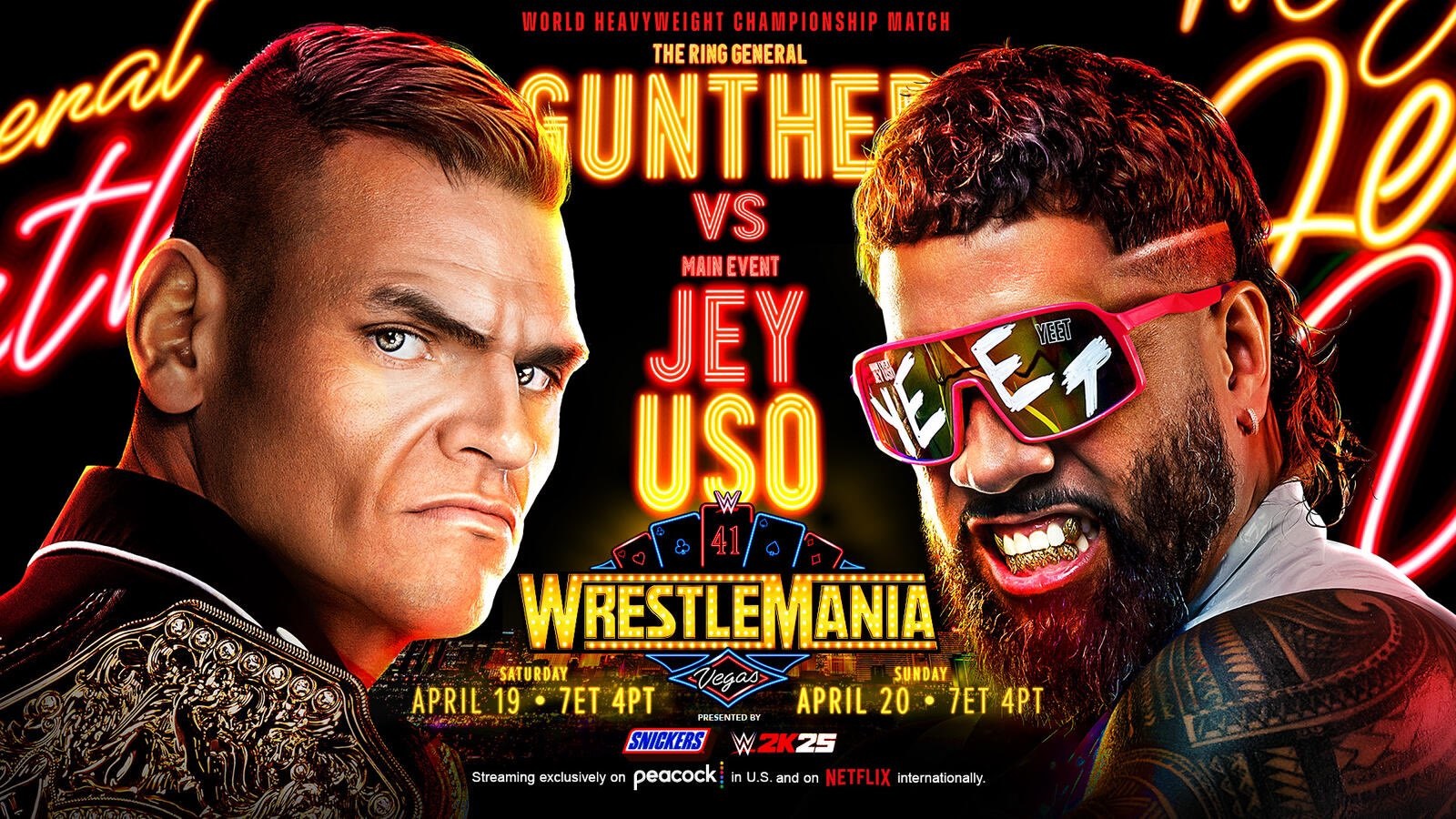 WWE WrestleMania 41 將在本周日、下週一正式開打，John Cena 生涯最後一場 WM，能否再次奪下冠軍？！