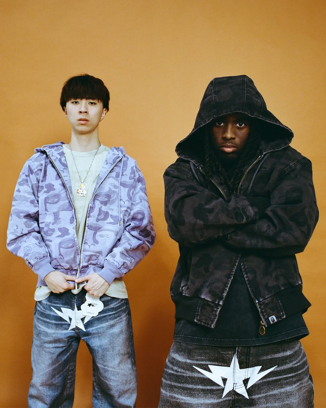 Ray 還能多勝利？攜手 Kai Cenat 為 BAPE® 拍攝聯名形象照