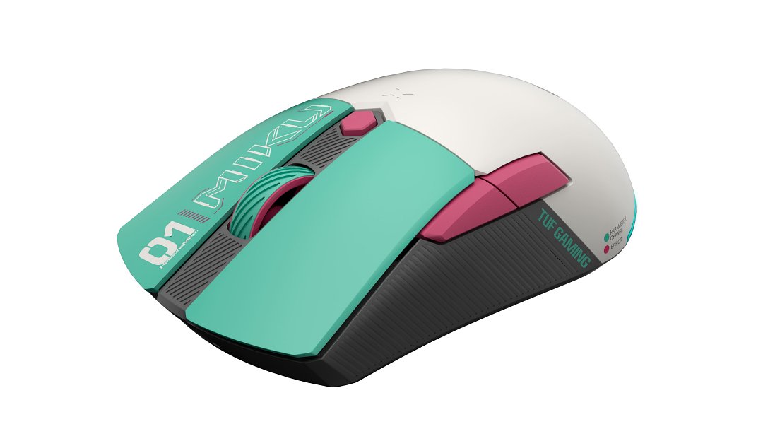 TUF Gaming Mini Hatsune Miku限定版電競滑鼠