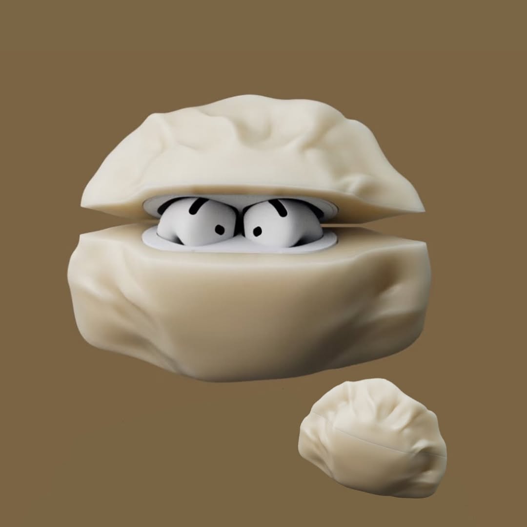 不是 AI 生成！造型超逼真的「麥當勞紙袋、餃子、金魚 AirPods 保護殼」，網友：想全包！