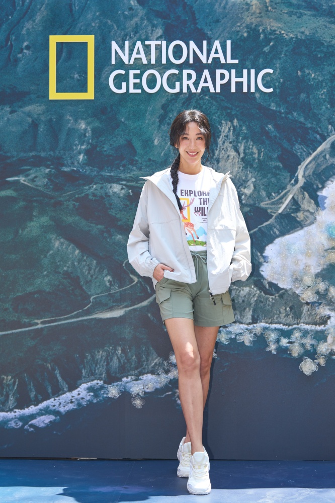 隋棠演繹台灣限定 Tee 力挺世界地球日！國家地理服飾打造「環保探索基地」快閃信義威秀廣場