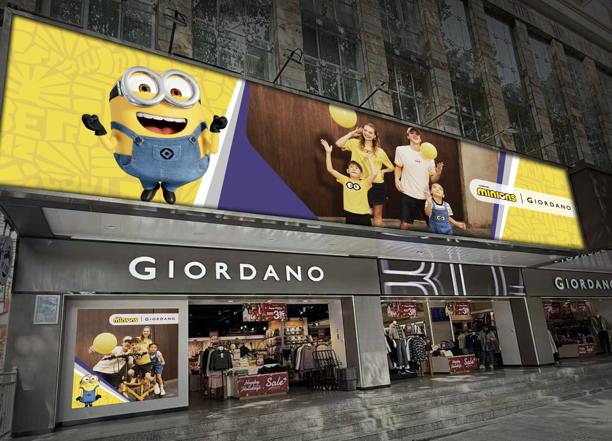 Minions x GIORDANO聯名新品超萌登場打造今夏最歡樂的潮流穿搭
