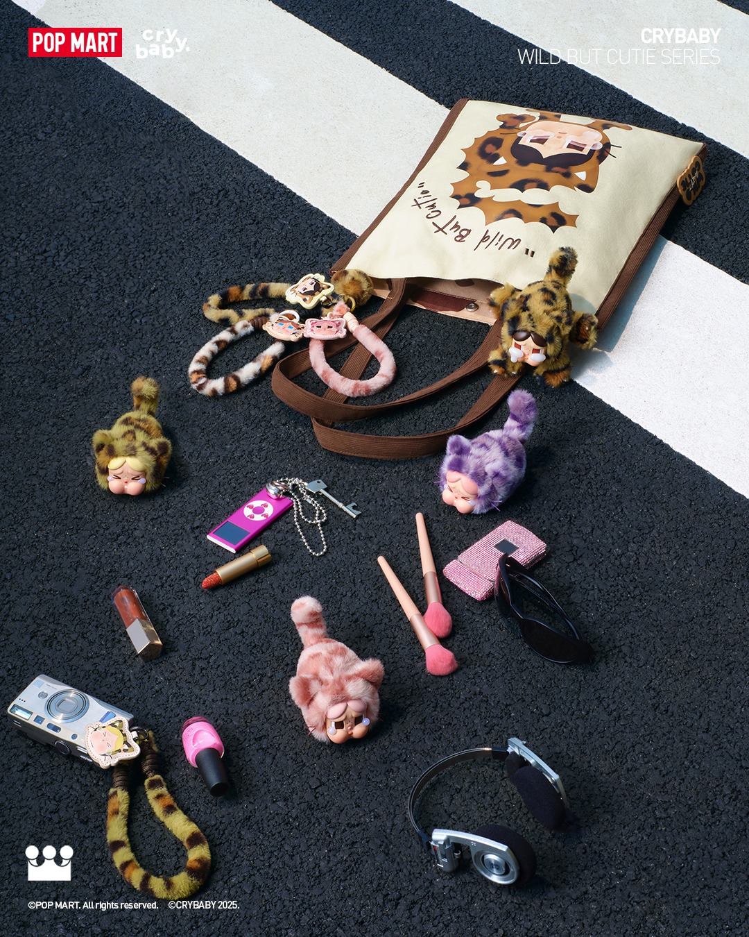 LISA 新歡 Crybaby 哭娃全新盲盒系列狂野又可愛！豹紋貓耳＋生動小表情「這天」開搶