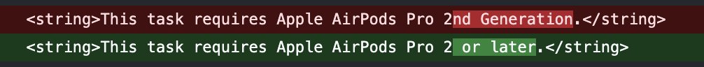 蘋果程式碼透露已經在為AirPods Pro 3預作準備。圖片來源:X@aaronp613