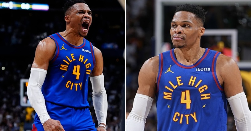 在 5 月 4 日進行的 NBA 季後賽首輪搶七大戰中，丹佛金塊主場以 120：101 大勝洛杉磯快艇，成功晉級次輪。儘管快艇最終落敗，替補出戰的 Russell Westbrook 卻以強勢表現和霸氣舉動成為場上焦點，引爆現場觀眾熱烈歡呼。
