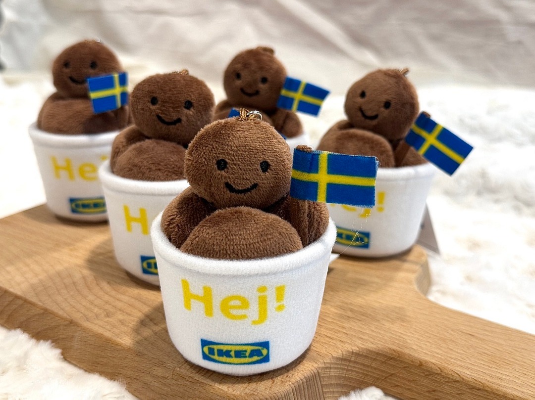 IKEA 將經典必吃的瑞典肉丸擬人化,變身成為「只送不賣」的迷你版超 Q 肉丸