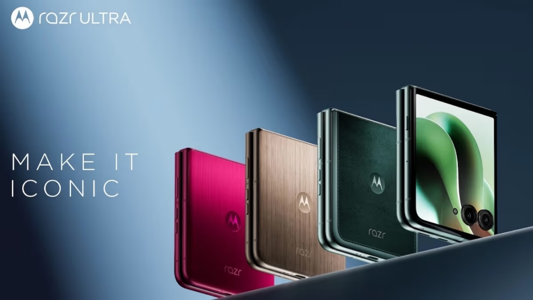 motorola razr 60 ULTRA有聖甲蟲綠、山路棕、卡巴萊粉紅三色,皆為Pantone™原廠認證的流行色調