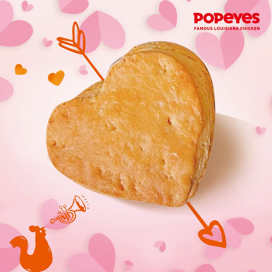 Popeyes 愛心突襲比司吉母親節甜蜜回歸