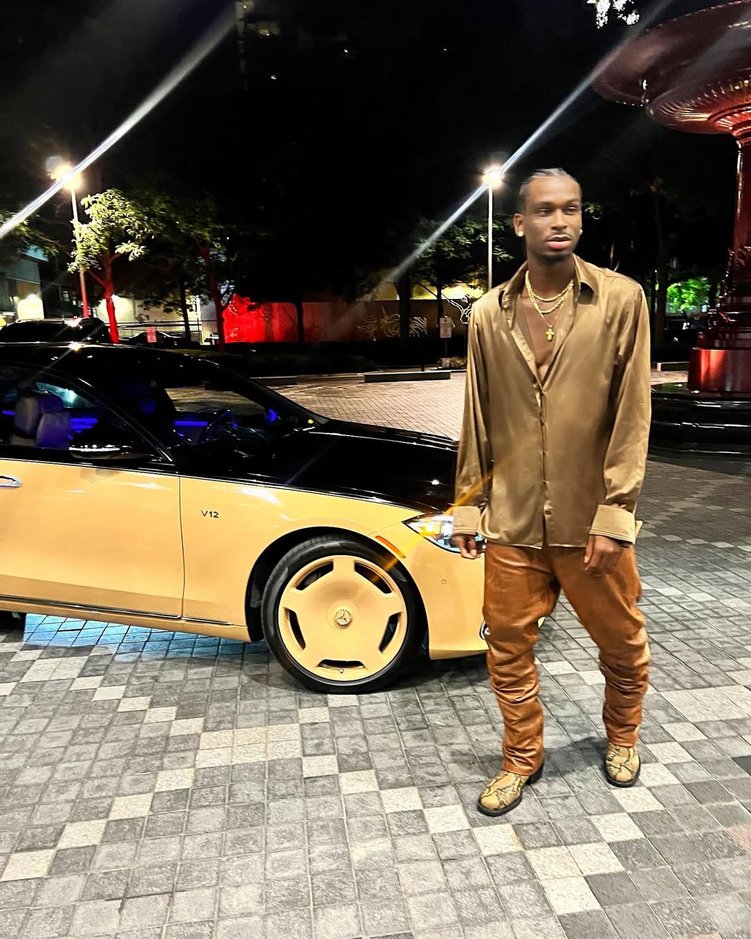 NBA 雷霆球星 SGA 汽車收藏-Mercedes-Maybach S680 Virgil Abloh 限量版