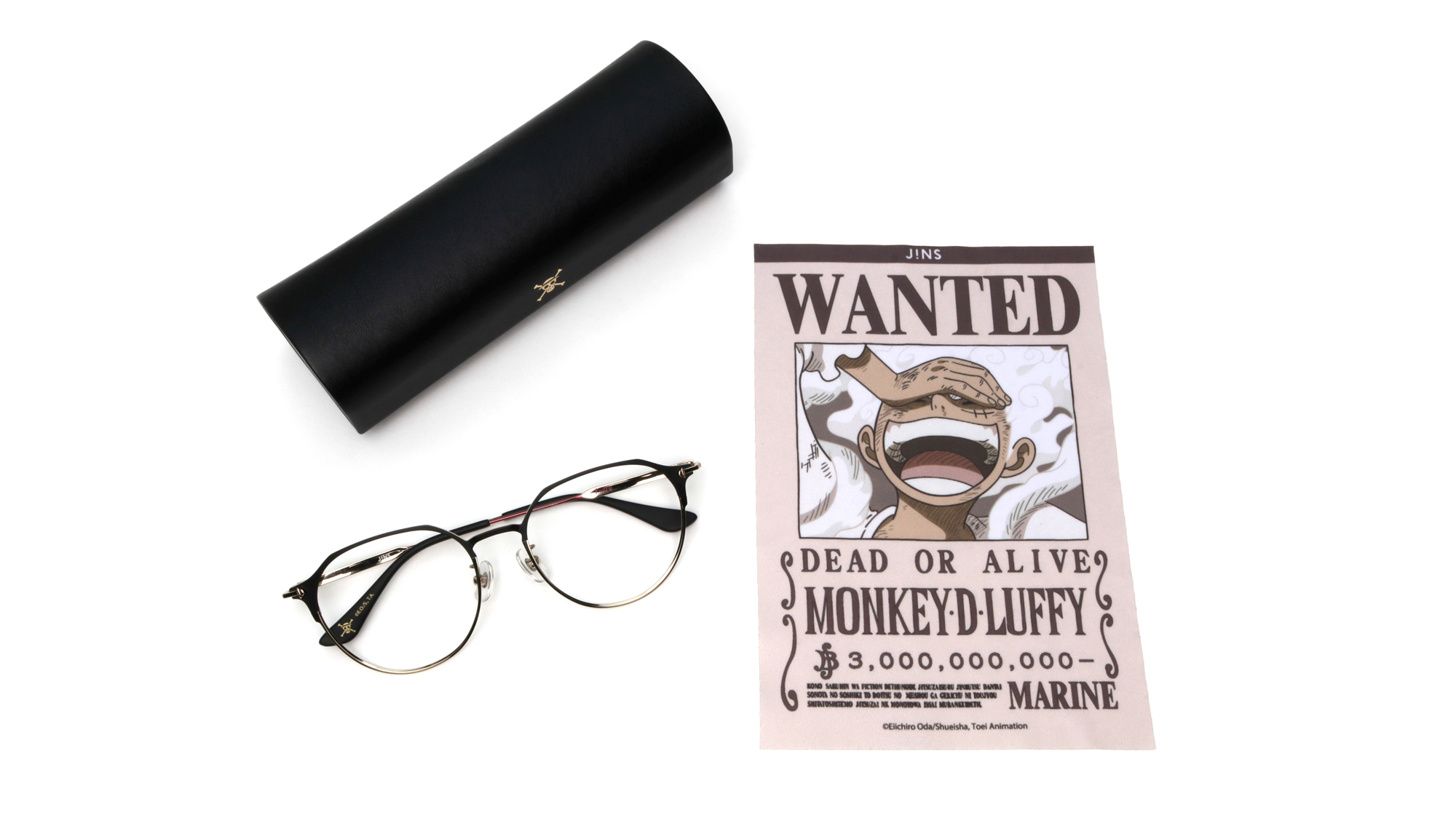 入手JINS × ONE PIECE系列，潮度直接衝上五檔！七大人氣海賊主題眼鏡齊發，家人們誰懂這次聯名的「賞金」量～