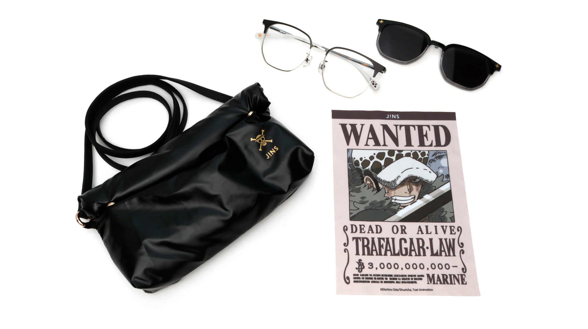 入手JINS × ONE PIECE系列，潮度直接衝上五檔！七大人氣海賊主題眼鏡齊發，家人們誰懂這次聯名的「賞金」量～