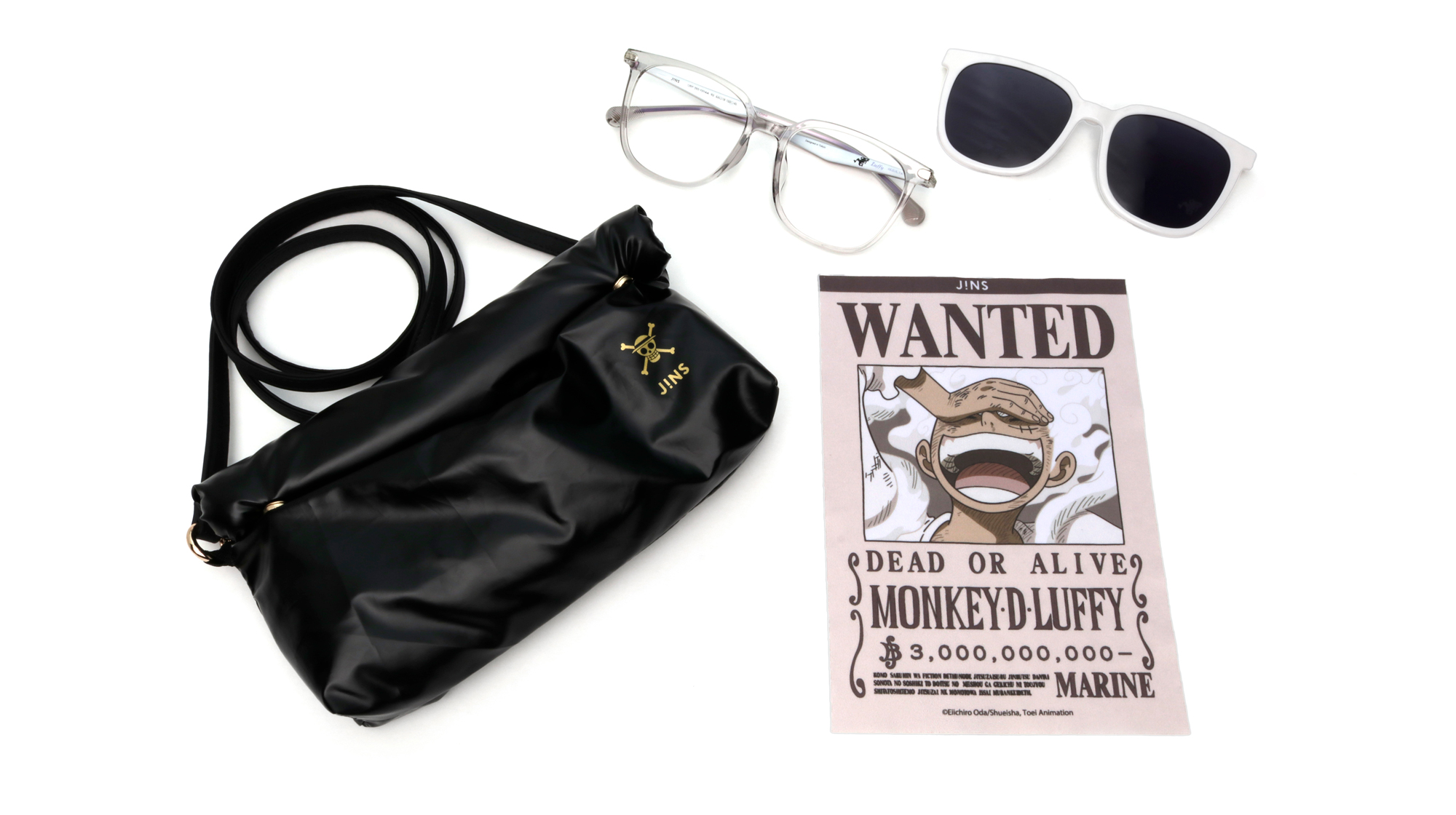 入手JINS × ONE PIECE系列，潮度直接衝上五檔！七大人氣海賊主題眼鏡齊發，家人們誰懂這次聯名的「賞金」量～