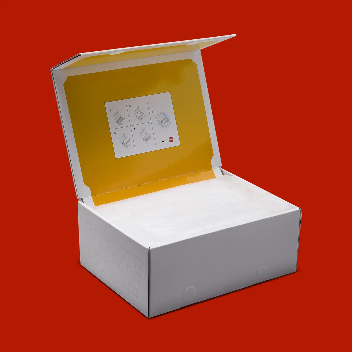 LEGO x Nike 首雙聯名鞋款曝光！鞋盒組裝後還能變成積木收藏盒？