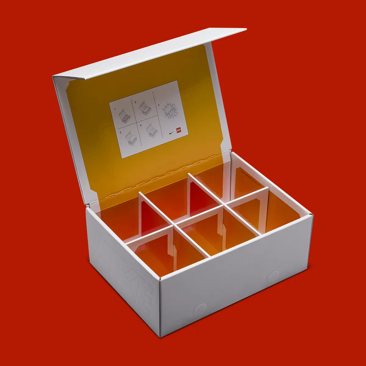 LEGO x Nike 首雙聯名鞋款曝光！鞋盒組裝後還能變成積木收藏盒？