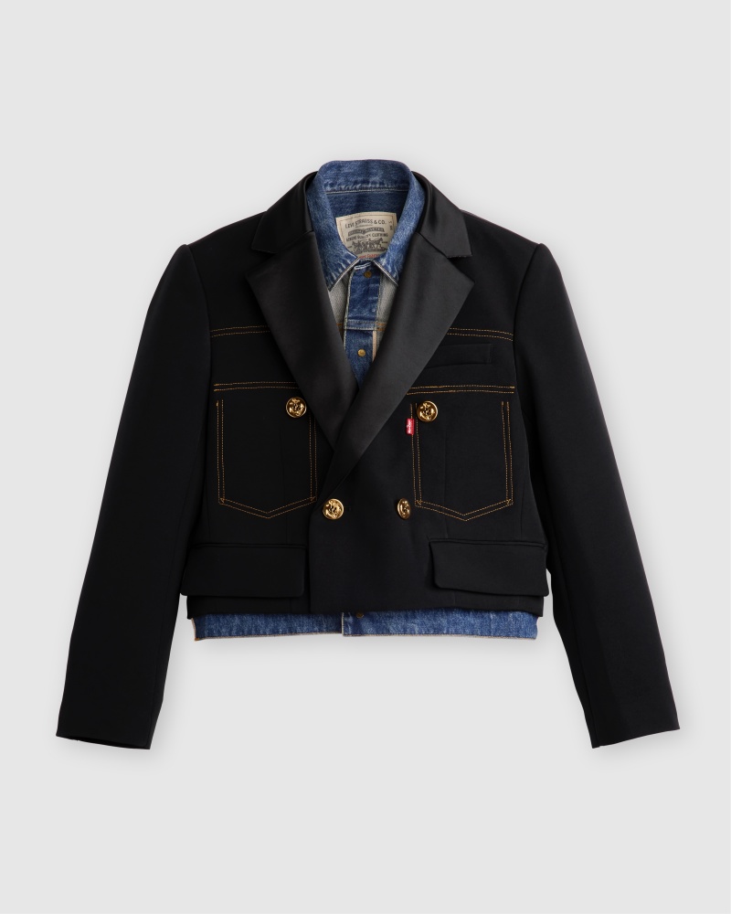 Levi’s® x sacai 全新聯名系列將限量登台，經典丹寧夾克一秒變 MA1 、西裝外套！