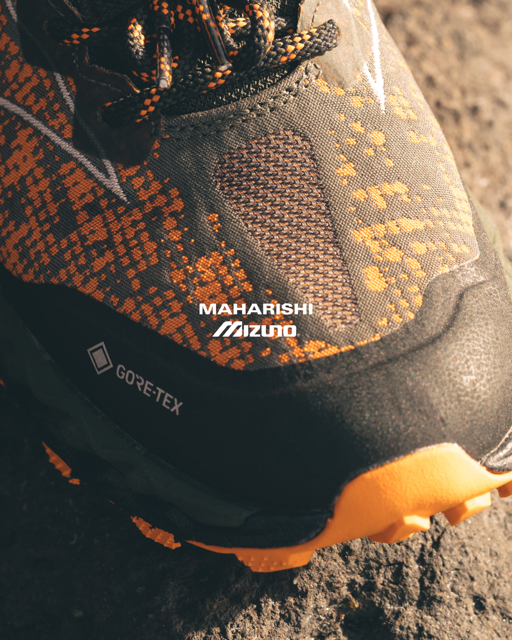神鞋駕到！Outdoor機能與美學的完美融合 —— Maharishi × Mizuno的夢幻聯名力作 Wave Mujin LS GTX 正式登場！