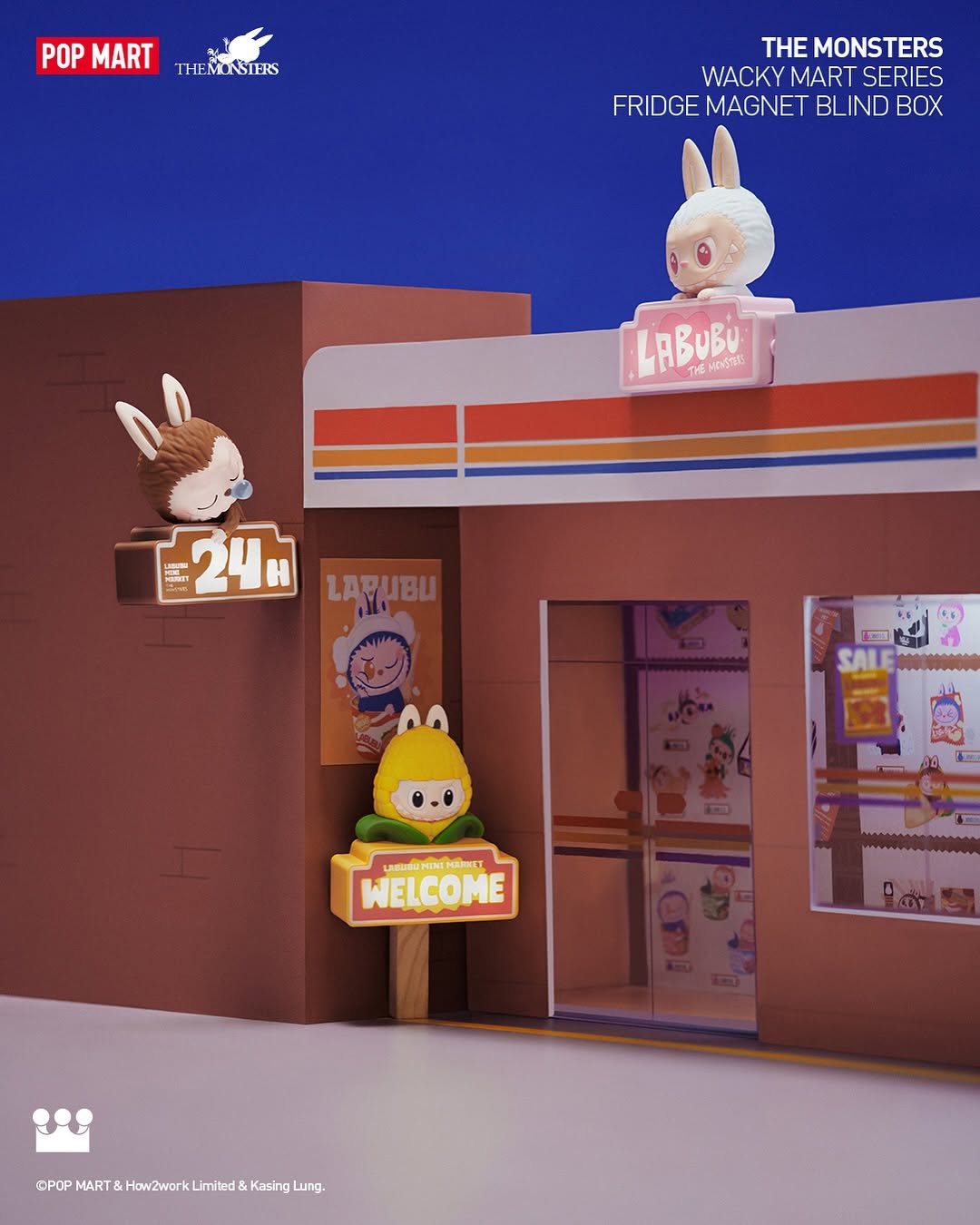 Labubu 開超商啦！POP MART泡泡瑪特「怪味便利店」12+1 款盲盒可愛爆擊！