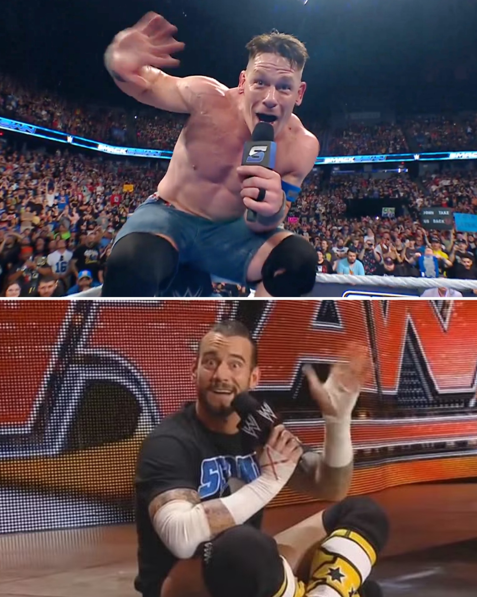 John Cena 頂級麥克風且看且珍惜！重現與致敬 CM Punk 14 年前的「pipebomb」