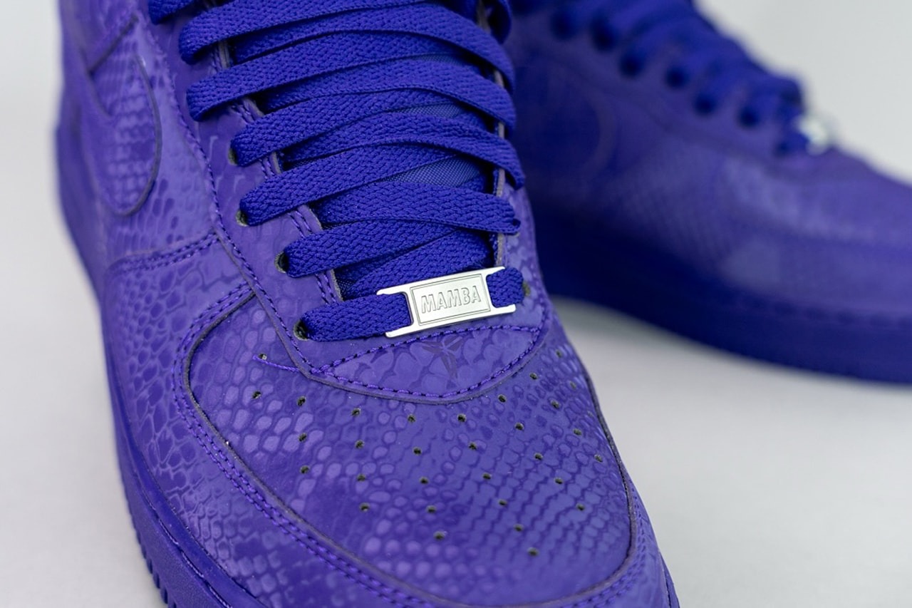 不多見！Kobe Bryant x Nike Air Force 1 Low「紫耀曼巴」要來了