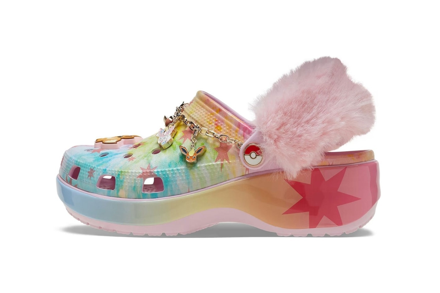 最夢幻的設計！《寶可夢》x Crocs「伊布」全新聯名鞋款來襲