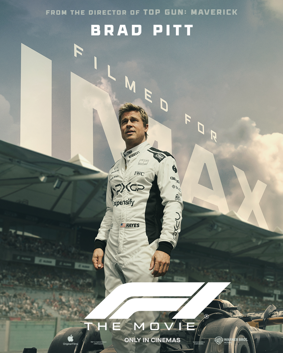 《F1電影》首波影評出爐，被稱「各方面都完美無瑕」、「至今最潮、最爽片」！