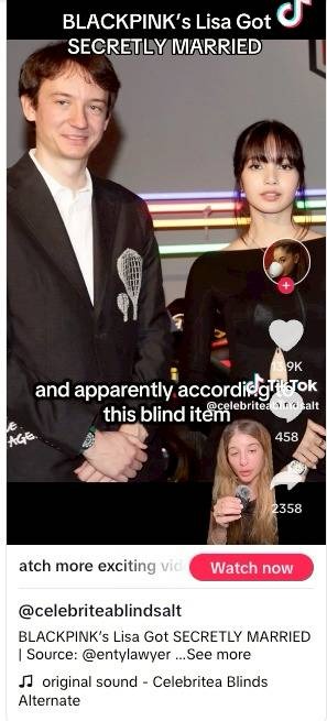 也太快？BLACKPINK Lisa 被爆已與 LV 三公子「祕密結婚」