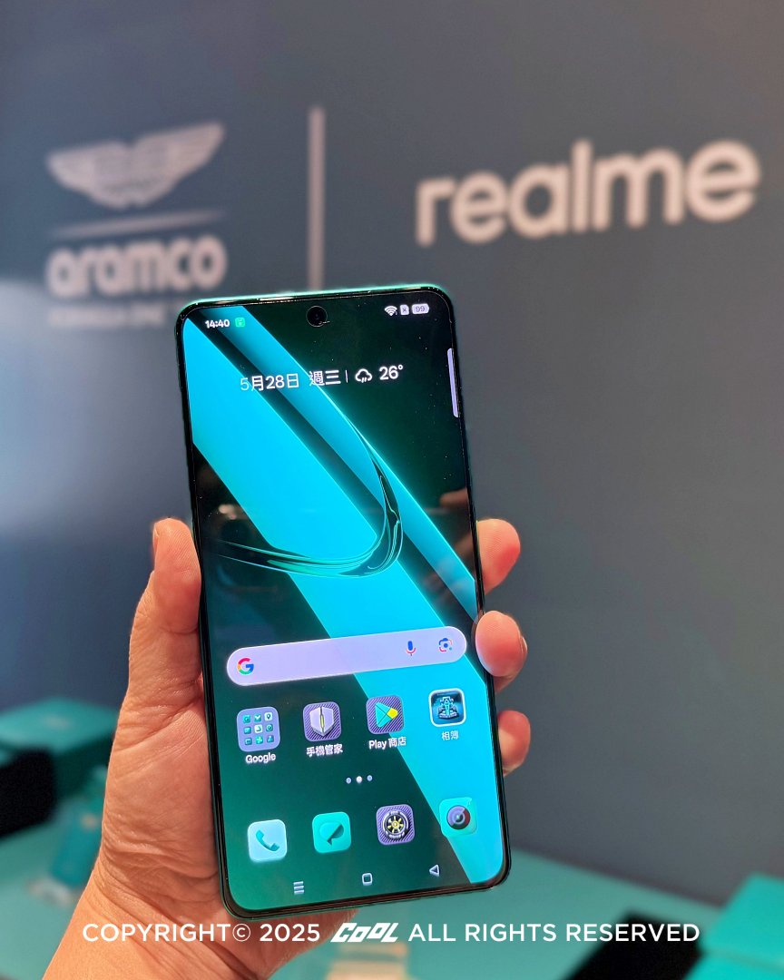 realme X Aston Martin F1 Team強強聯手「GT7奧斯頓馬丁F1限量版 」由外而內盡顯賽車熱血基因