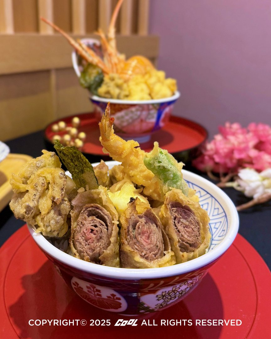 金子半之助新菜單:黑松露牛天丼,售價439元