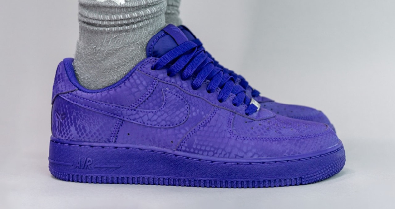 不多見！Kobe Bryant x Nike Air Force 1 Low「紫耀曼巴」要來了