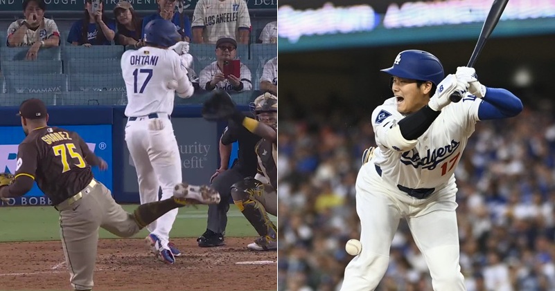 美國時間6月19日，洛杉磯道奇與聖地牙哥教士的比賽再度火藥味十足，但大谷翔平的冷靜反應卻成為全場焦點。第 9 局下，他在2出局三壘有人的情況下，被教士終結者 Robert Suarez 一顆時速100 英里（約 161 公里）的速球擊中右脇腹，導致 Suarez 遭驅逐出場。儘管現場氣氛緊張、道奇板凳區群情激昂，大谷卻只是舉手安撫隊友，默默走向一壘，展現驚人風度。