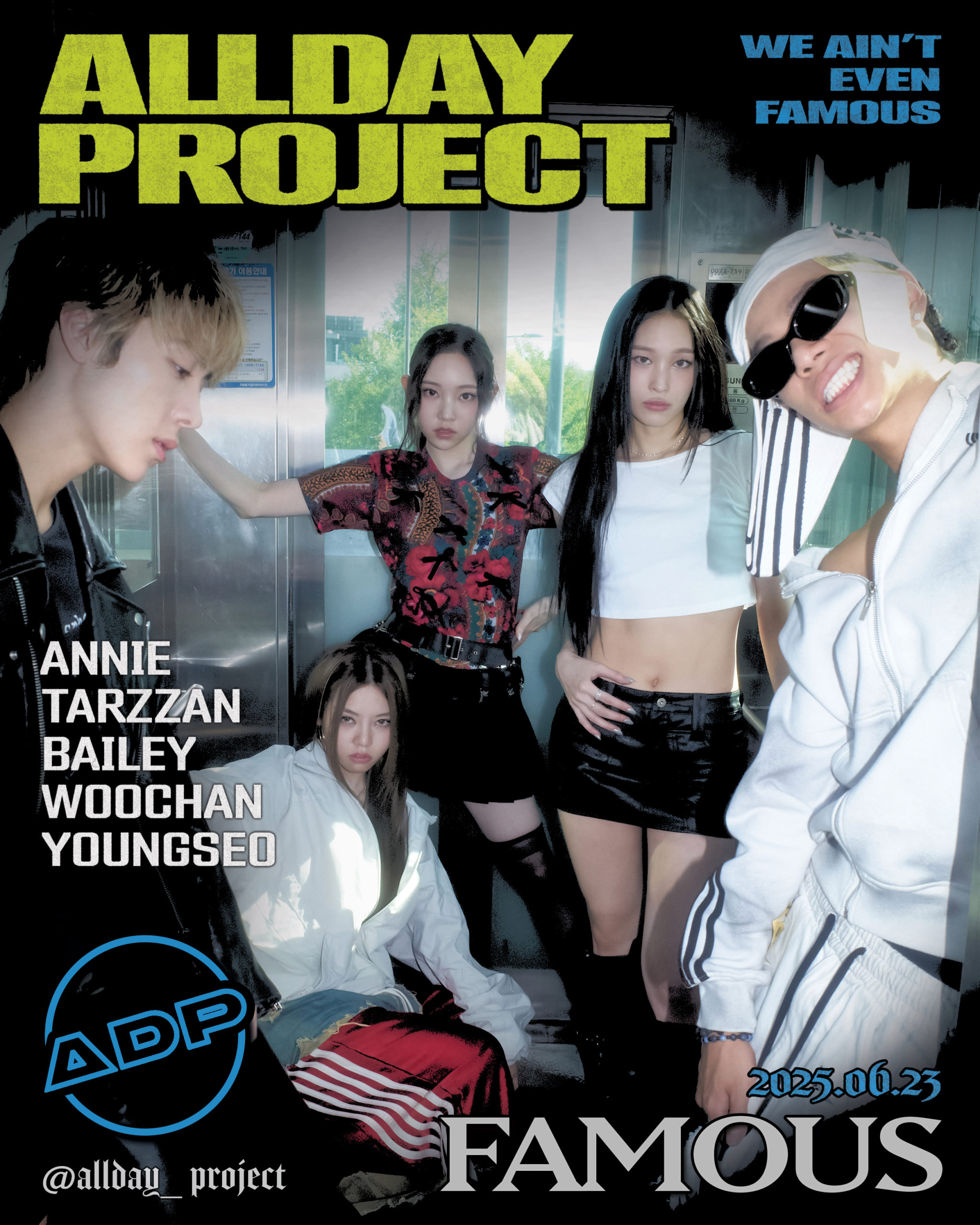 黑廠全新五人男女混聲團體 ALLDAY PROJECT 釋出首波預告！6 月 23 日正式出道！
