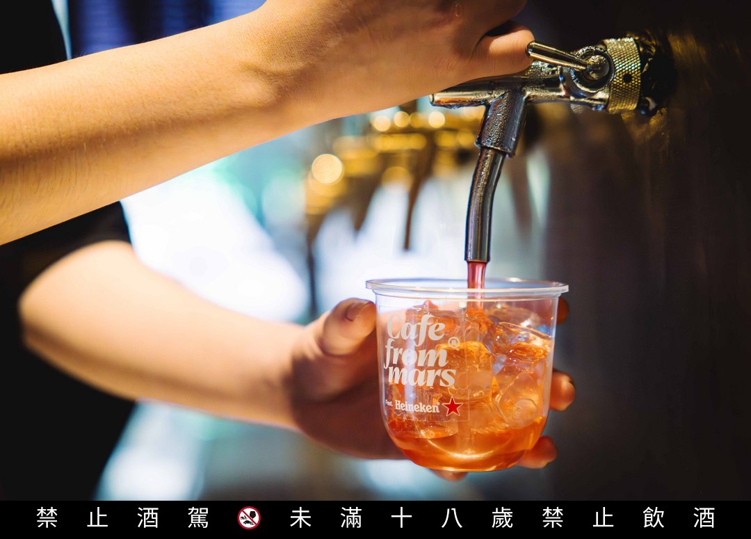 三款限定特調的靈感都來自於地球人對於火星的想像命名,也是對在火星上喝海尼根的全新詮釋,更象徵了啤酒可以是多元、細緻、充滿創造力的風味旅程