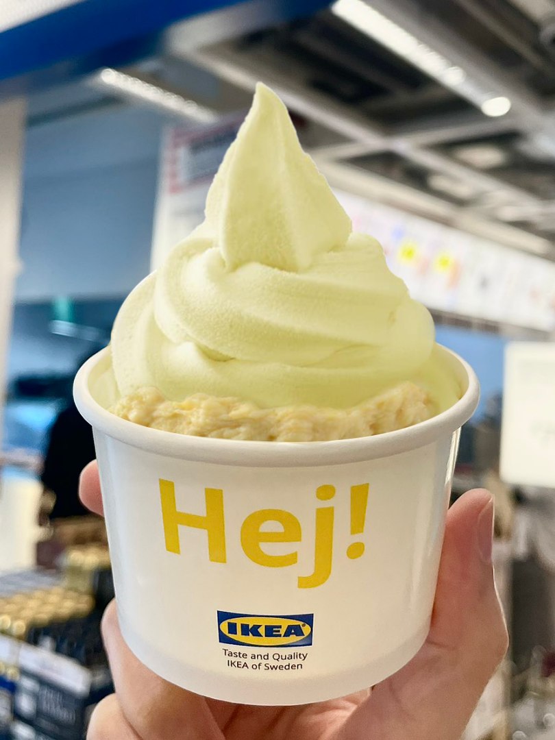 今年夏天,IKEA美食小站更從即日起陸續推3款加入不同榴槤品種果泥製成的夏日限定「榴槤風味霜淇淋」