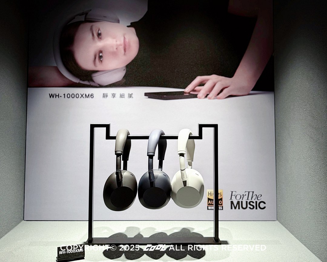 Sony WH-1000XM6 無線降噪耳罩式耳機共有推出黑色、鉑金銀、深夜藍三色，建議售價13,900元。