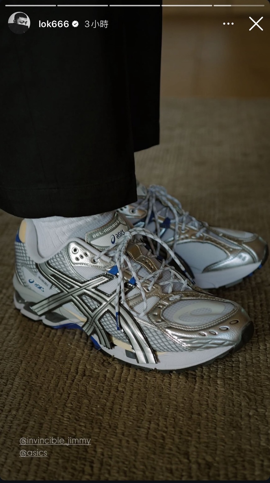 余文樂搶先曝光 INVINCIBLE x ASICS GEL-NIMBUS 10.1 全新聯乘鞋款