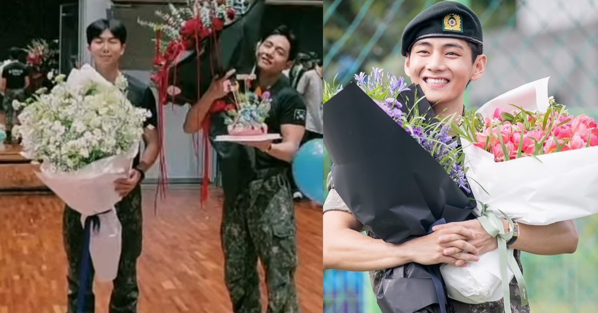 BTS 回歸倒數！RM、V 正式退伍「大哥 Jin 驚喜現身」，告白阿米：會帶帥氣的舞台回來