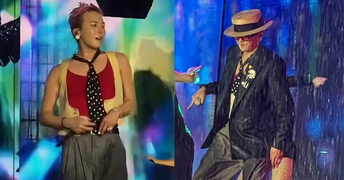 GD 越南演出遇大雨「全身濕透」！唱一半「粉絲突衝上台」溫柔安撫被讚爆！