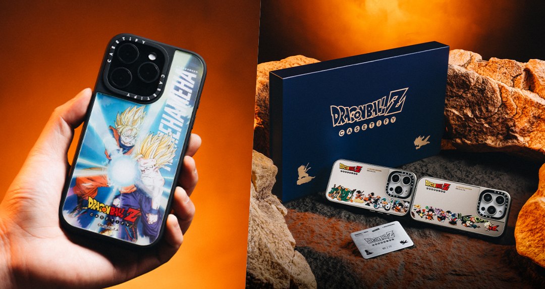 龜派氣功經典一擊重現！七龍珠Z x CASETiFY 全新聯名系列「超級賽亞人也得好好護手機」