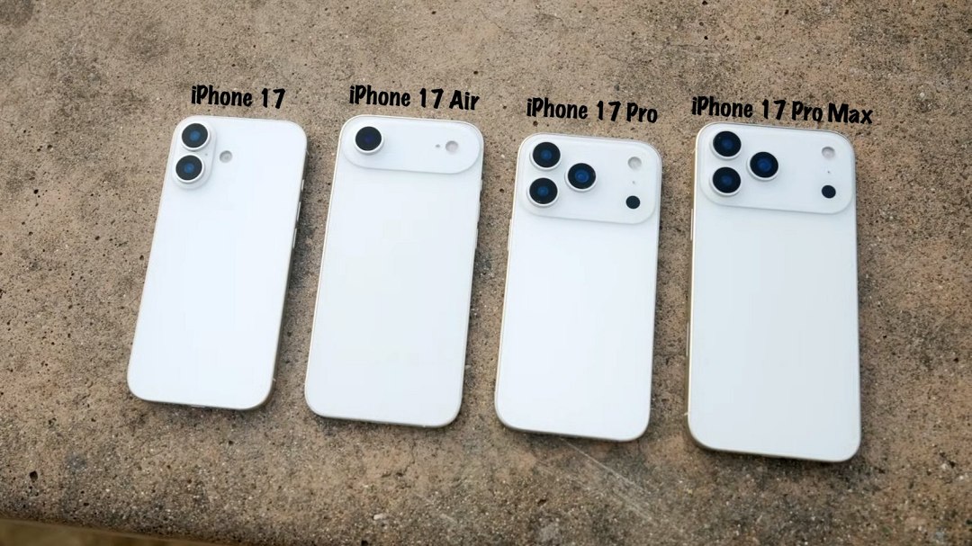 蘋果新一代 iPhone 預計將推出 iPhone 17、iPhone 17 Air、iPhone 17 Pro 和 iPhone 17 Pro Max 四款新機。