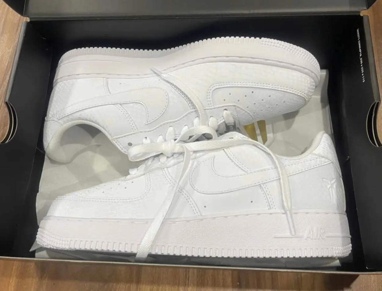 Kobe x Nike Air Force 1 Low “White”