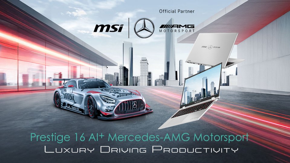 Prestige 16 AI+ Mercedes-AMG Motorsport聯名限定版，即日起正式開放預購