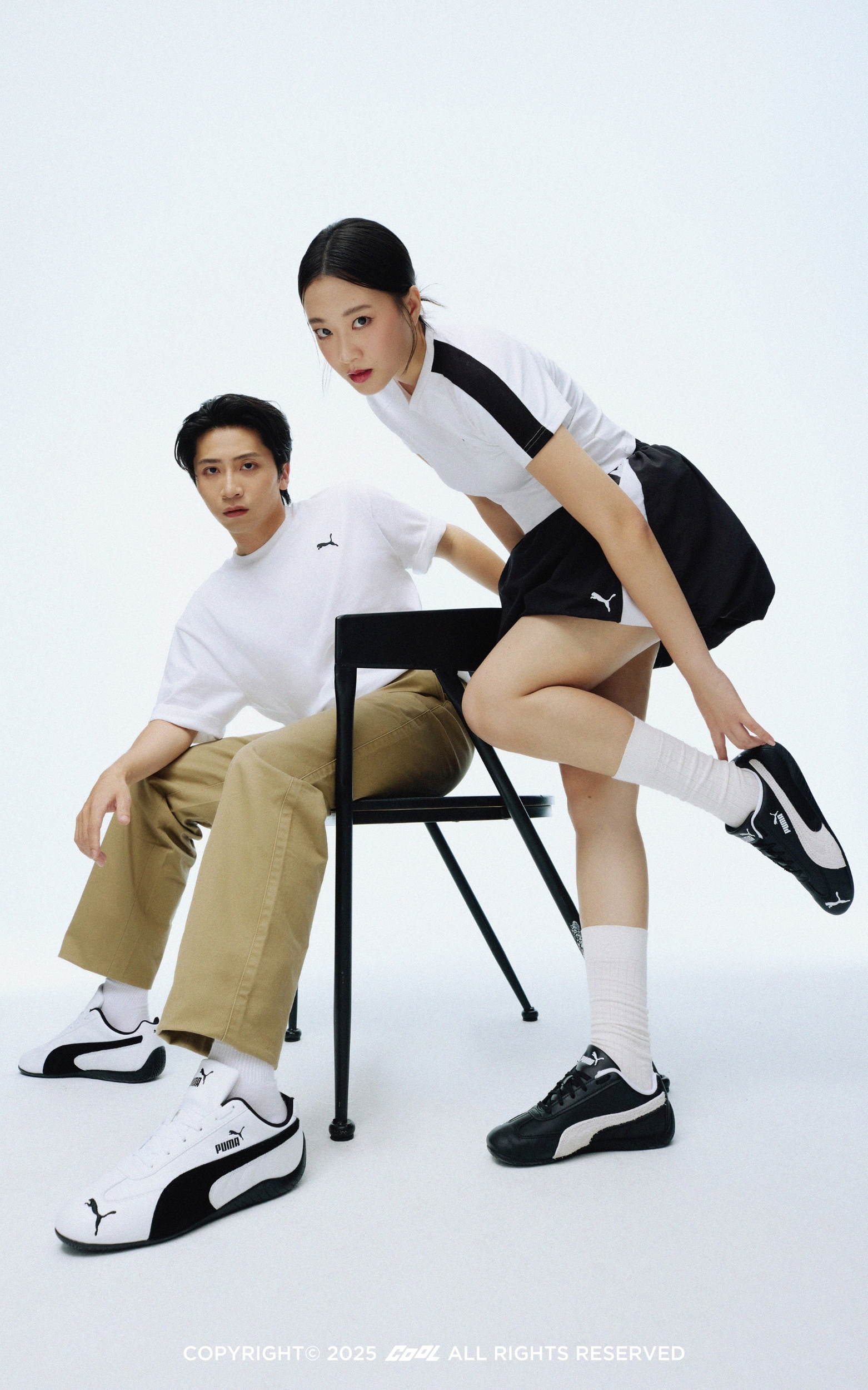 穿搭升級！承襲賽車靈魂，演繹質感美學。PUMA Speedcat 皮革款賽車鞋就是展現 Fit Check 品味首選！