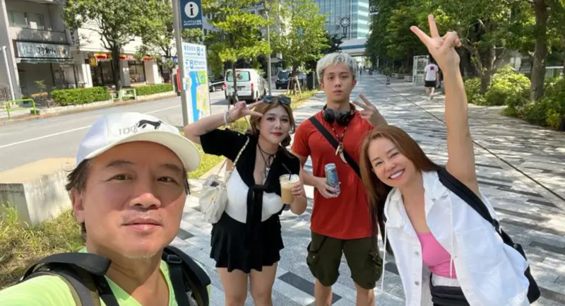孫安佐跟表姊Ariel過去曾一起出遊。（圖：IG）