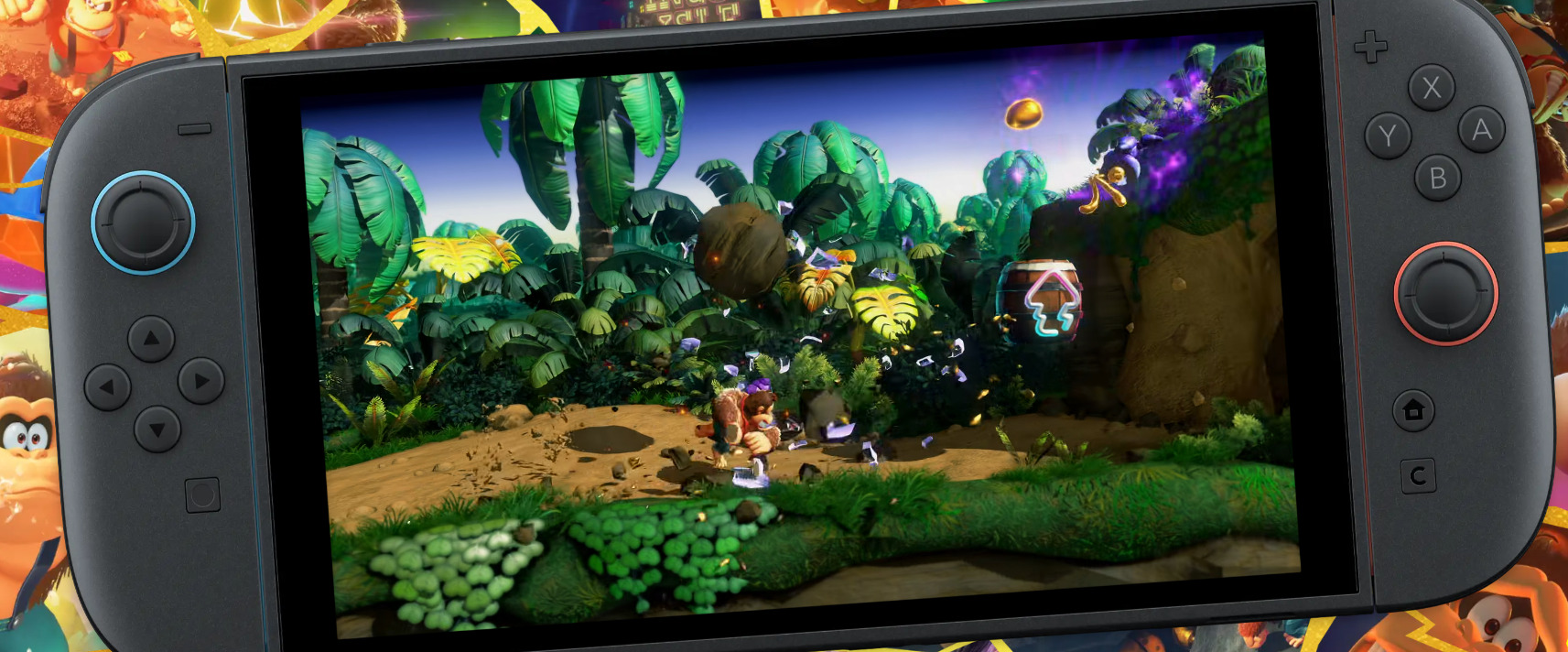 別再說他只會踩香蕉！《咚奇剛 蕉力全開》直接升級任天堂最猛暴力猩　Switch 2神作真的來了！