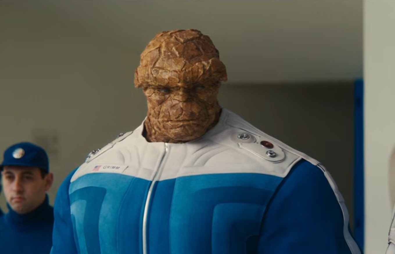 巨巨互相幫助！《驚奇4超人：第一步》石頭人向前輩「浩克」請教動作捕捉技術！