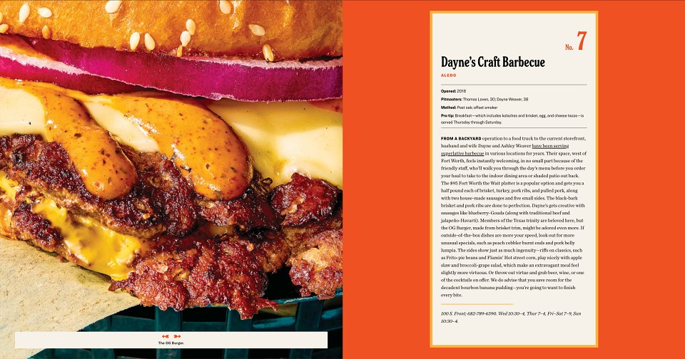 德州燒烤名店Dayne’s Craft Barbecue今年榮登2025年「TEXAS MONTHLY TOP 50 BBQ」第7名