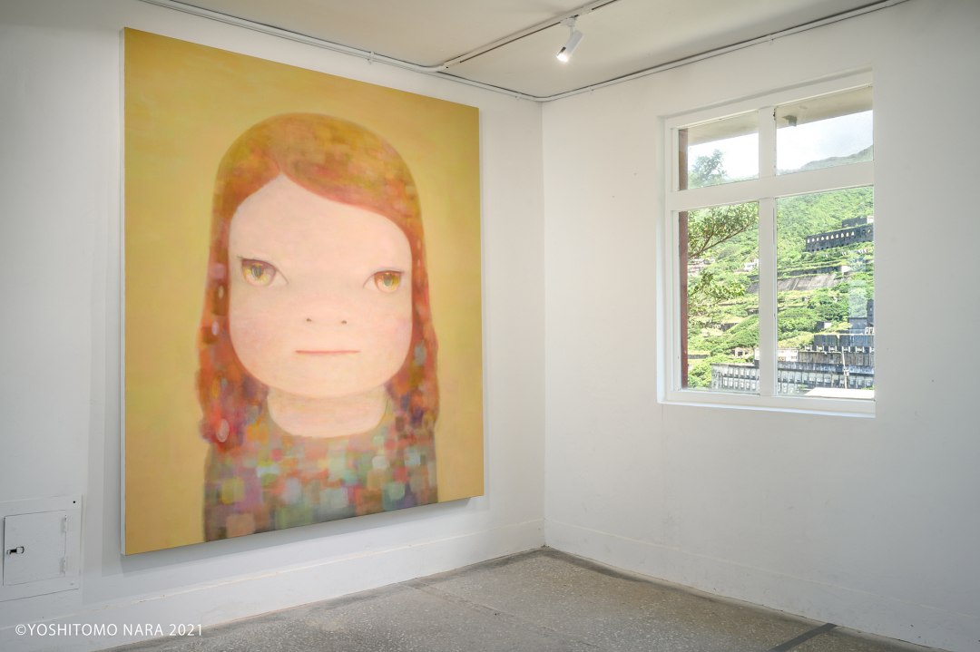 掛歪奈良美智畫作成功釣出本尊：「 姐姐！海報歪掉了！」貼心加碼推薦一橫畫可掛