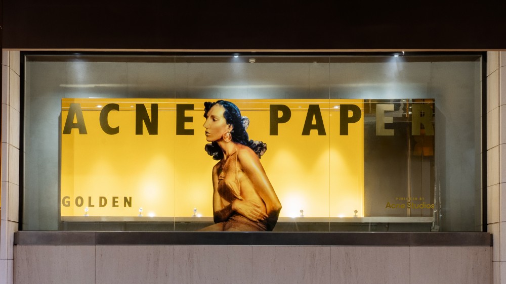 《ACNE PAPER》限定獨家櫥窗登台！ART HAUS 同步展示秋冬新品系列！