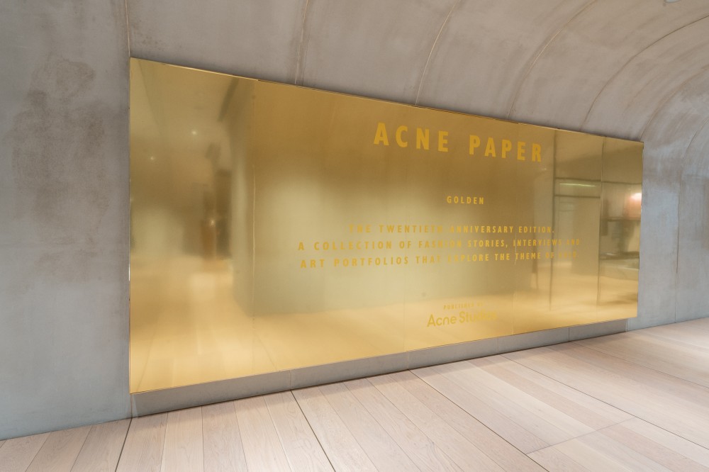 《ACNE PAPER》限定獨家櫥窗登台！ART HAUS 同步展示秋冬新品系列！